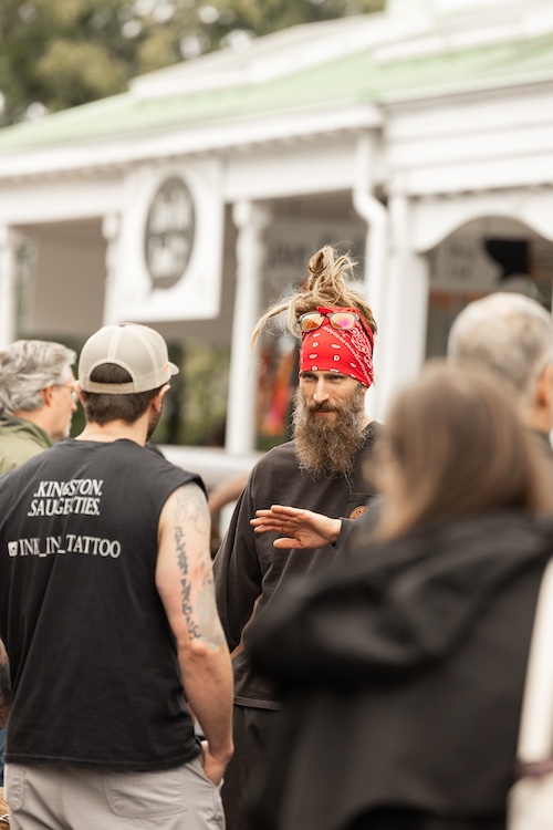 bandana style at StockadeFaire 2025 in Uptown Kingston NY's Historic Stockade District