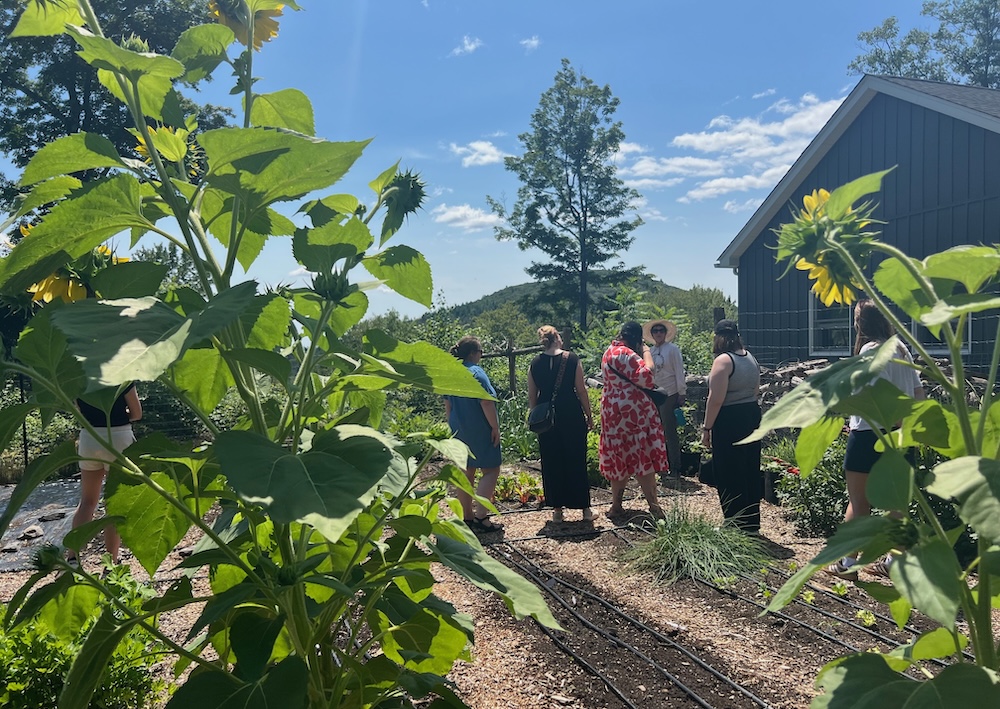 In the garden with regenerative farmer Victoria Ballentine