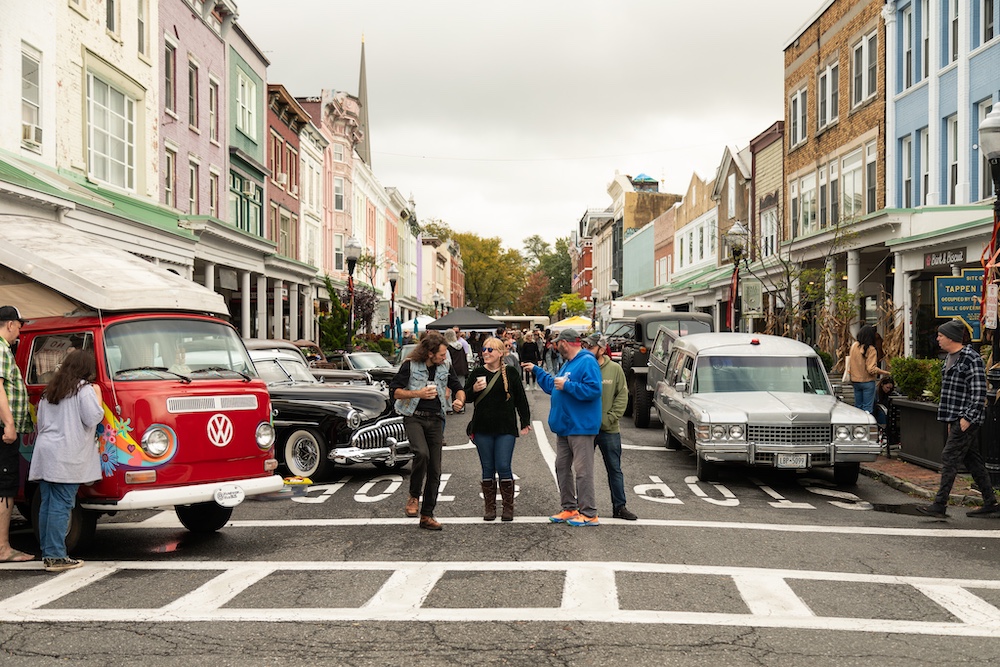 Wall Street at StockadeFaire 2025 in Uptown Kingston NY's Historic Stockade District