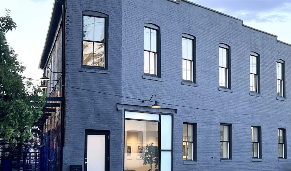 exterior of building at Commercial Studio, Gallery + Event Space with Luxury Loft Apartment in Kingston NY