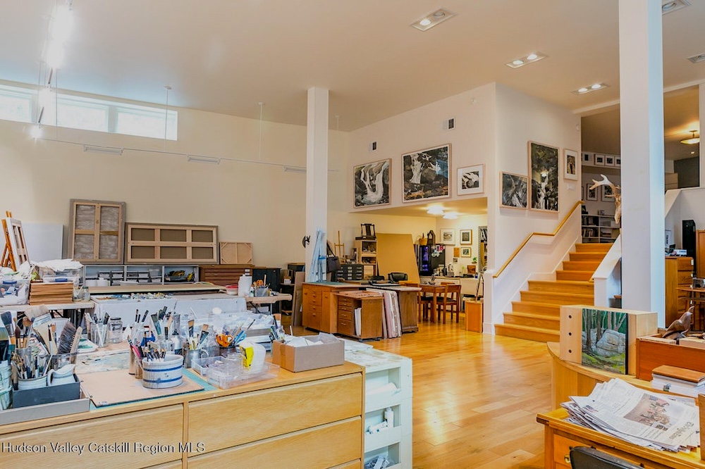 art studio at 306 Meads Mountain Road, Woodstock, NY