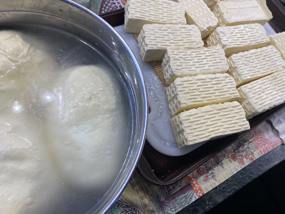 cheese making at Catskill Wagyu at Hilltop Farm in Accord NY