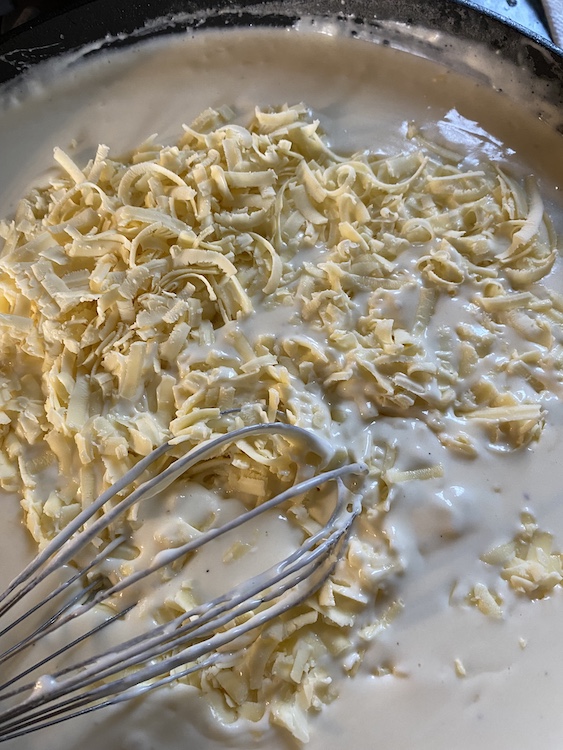 cheese sauce at Catskill Wagyu at Hilltop Farm in Accord NY