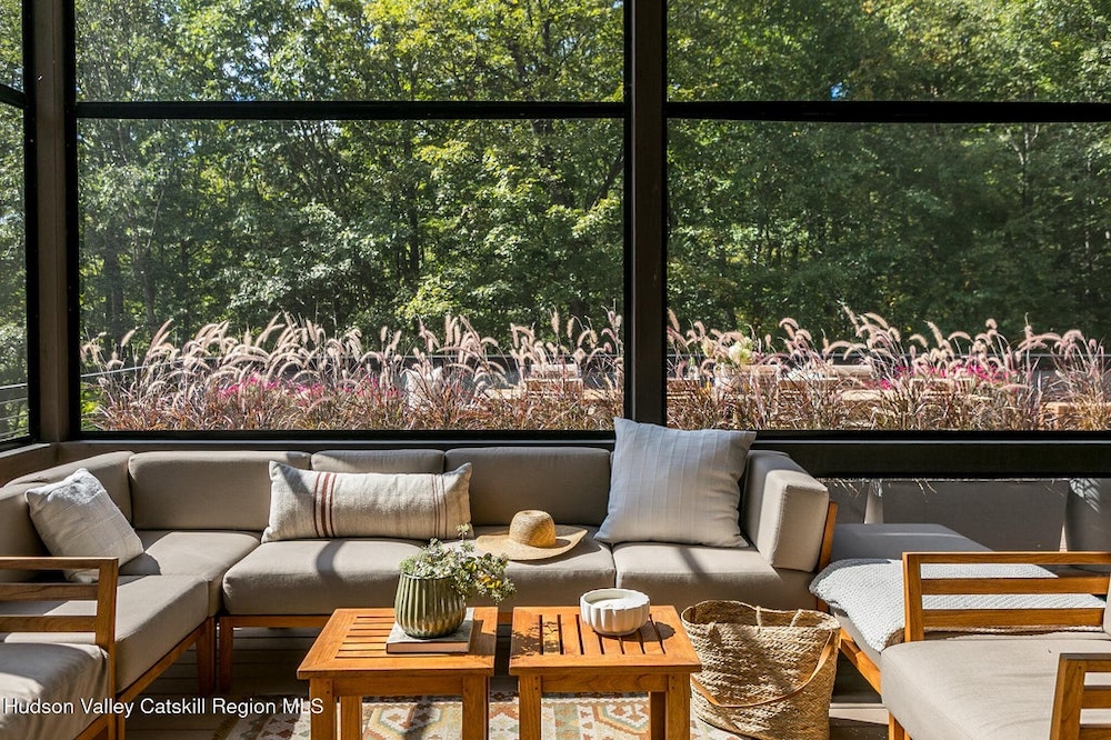 sunroom at 306 Meads Mountain Road, Woodstock, NY