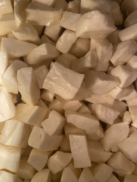 curds at Catskill Wagyu at Hilltop Farm in Accord NY