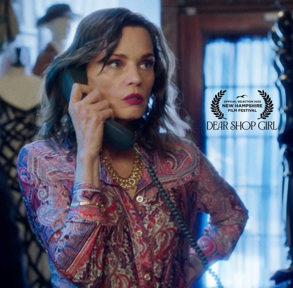 Actress Lorrain Farris in the film Dear Shop Girl directed by Nira Berstein and produced by Fred Armison.