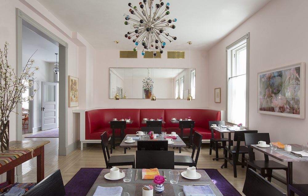 Hotel Tivoli dining room in Tivoli NY