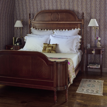 Susan Brinson of House of Brinson designs the bedroom at Kington Design Showhouse