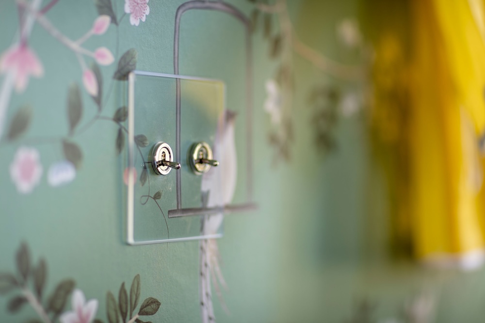 2025 Kingston Design Showhouse detail of kitchen light switch
