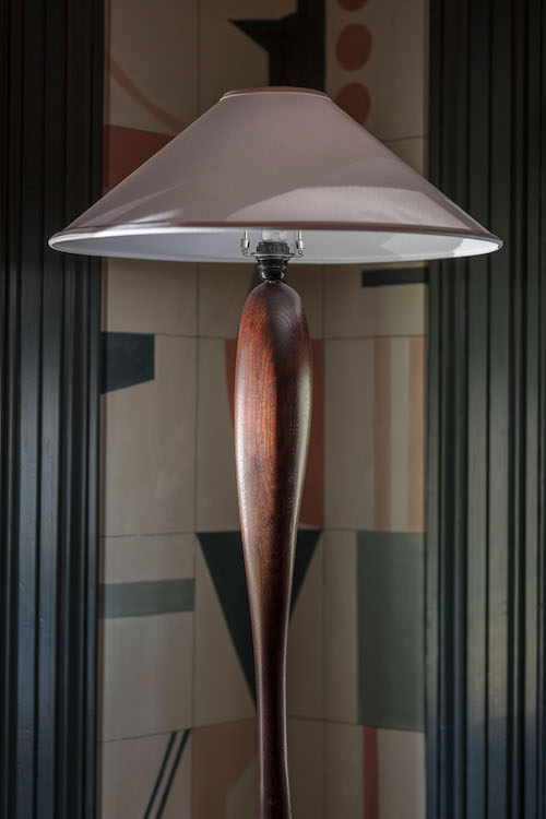 Lamp in living room of 2025 Kingston Design Showhouse. Living room designed by Casa Marcelo.