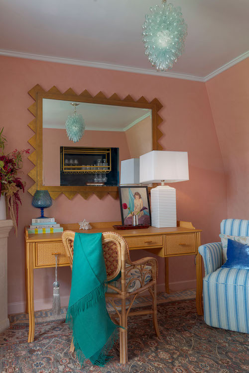 Living Room entry nook of Kingston Design Showhouse designed by Casa Marcelo.