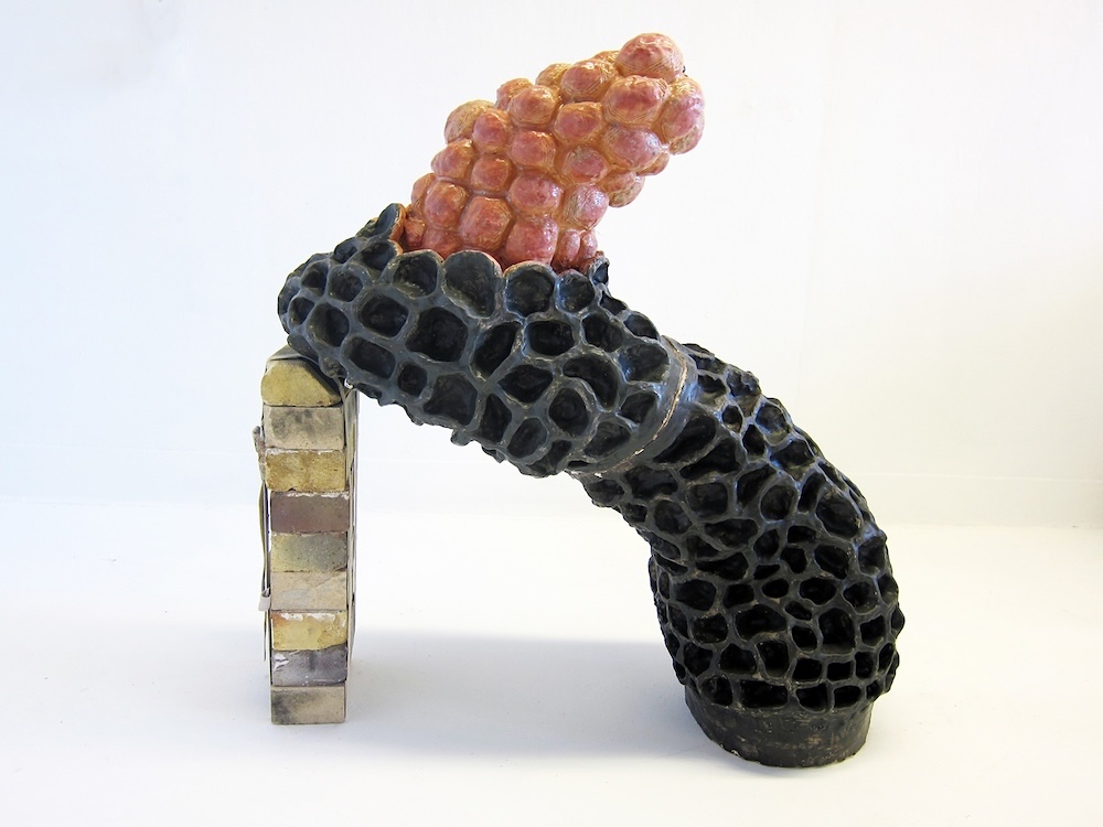 Green Prolapse figure by Artist Nicki Green