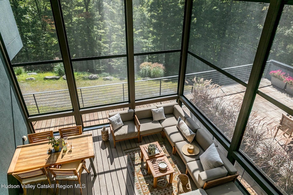 sunroom at 306 Meads Mountain Road, Woodstock, NY