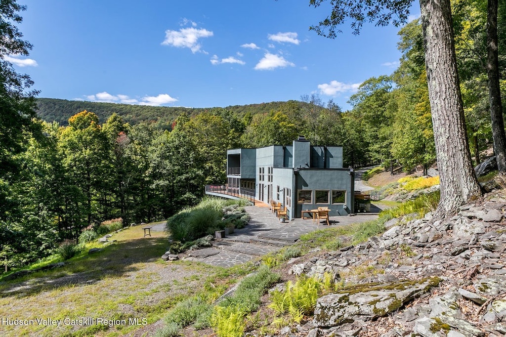 rocks at meads mountain aerial view at 306 Meads Mountain Road, Woodstock, NY