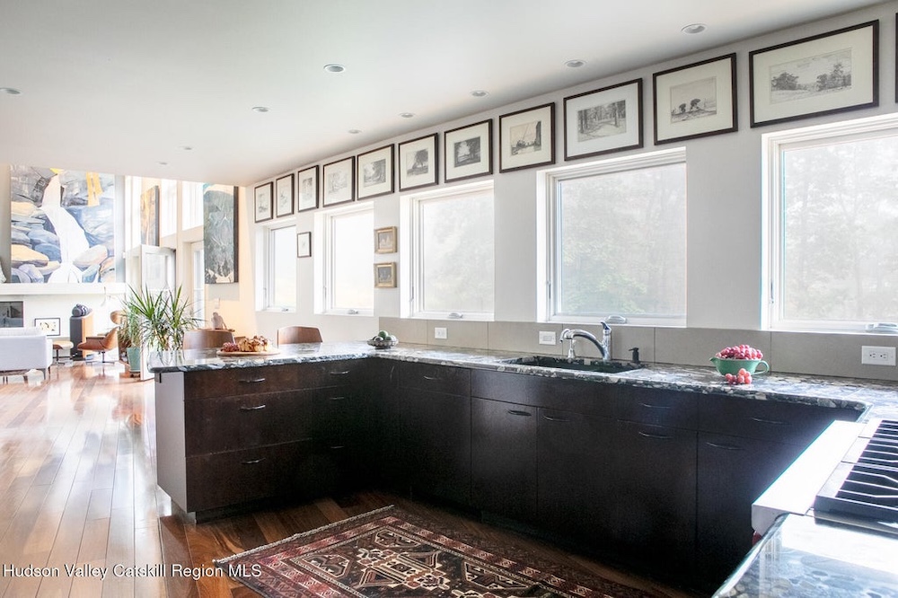 kitchen sunroom at 306 Meads Mountain Road, Woodstock, NY