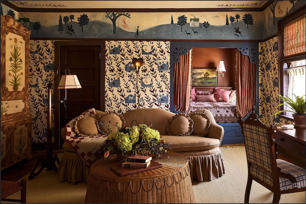 suite at The Six Bells Countryside Inn in Rosendale NY