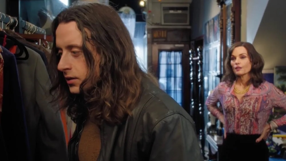 Rory Culkin and Lorraine Farris in scene from Dear Shop Girl directed by Nira Berstein and produced by Fred Armisen. 