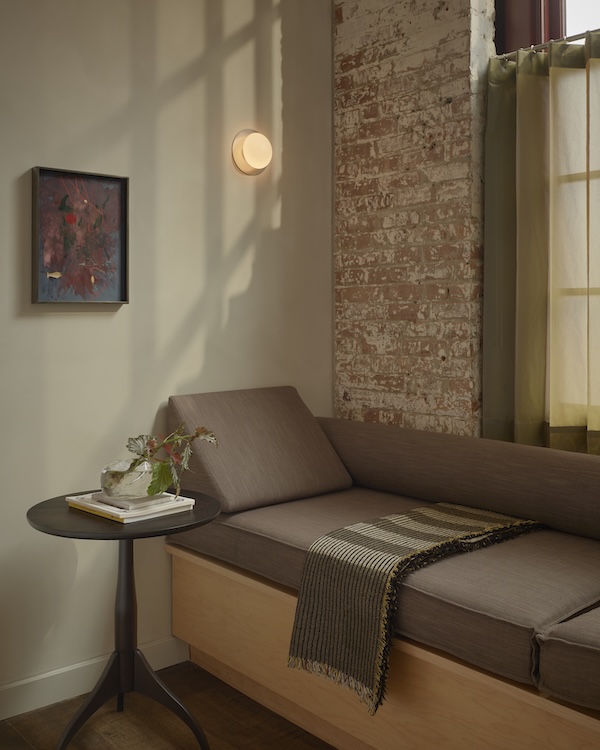 Weekend Studio Banquette at the Pocketbook Hudson in Hudson NY