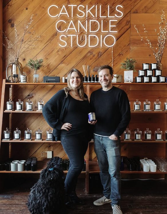Founders of the Catskill Candle Studio