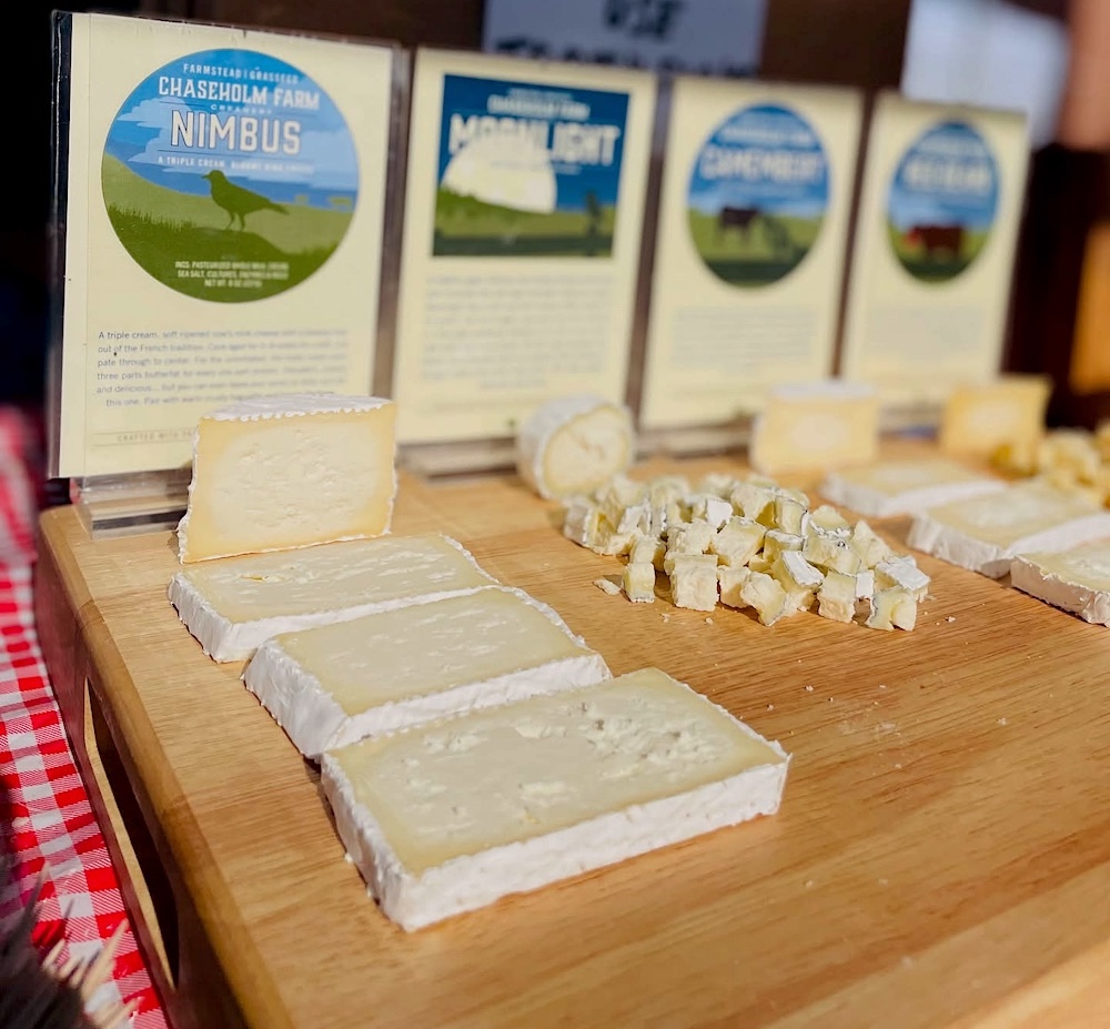 cheeses at Beacon Farmers Market