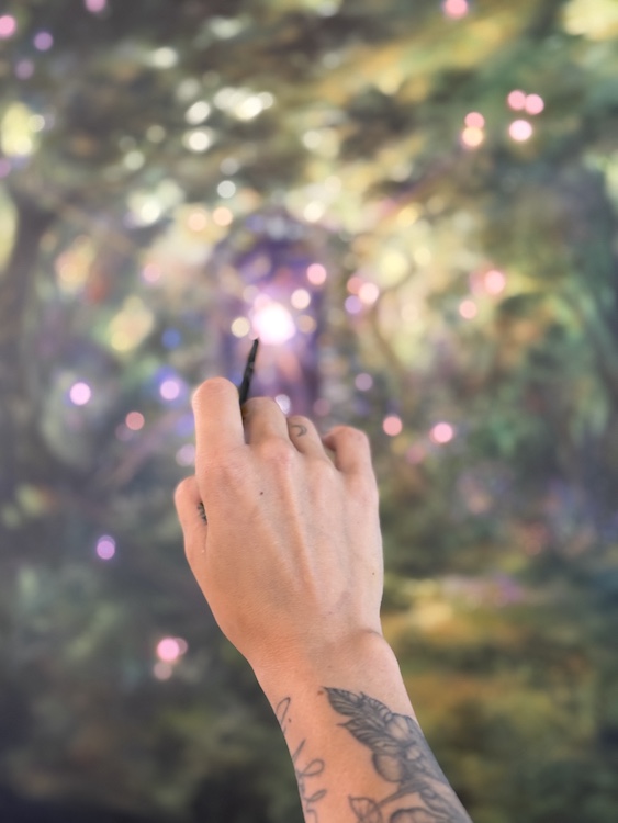 paiting stroke by Artist Tara Bach in Saugerties NY