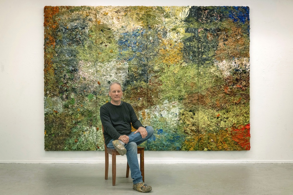 In the studio with abstract artist Joel Longenecker