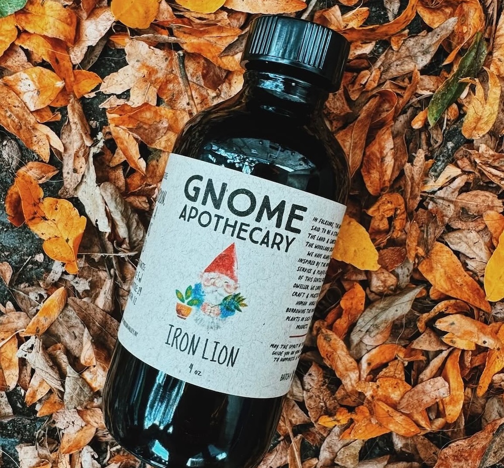 bottle of tincture from Gnome Apothecary