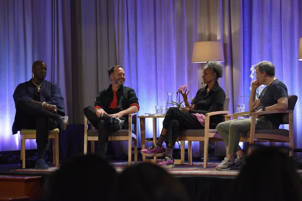 Speakers on Stage at the Meditation Party - Omega Institute in Rhinebeck NY