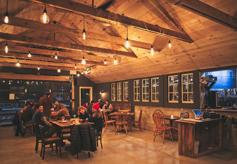 Interior at Rough Cut Brewing in Kerhonkson NY