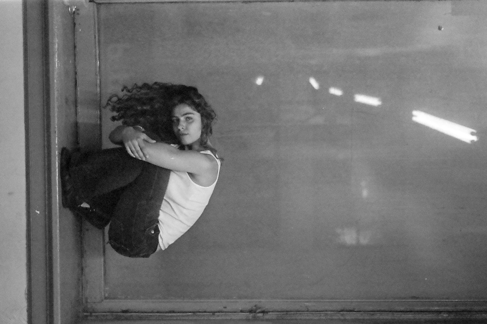 selfie of Brooklyn Zeh crouching down