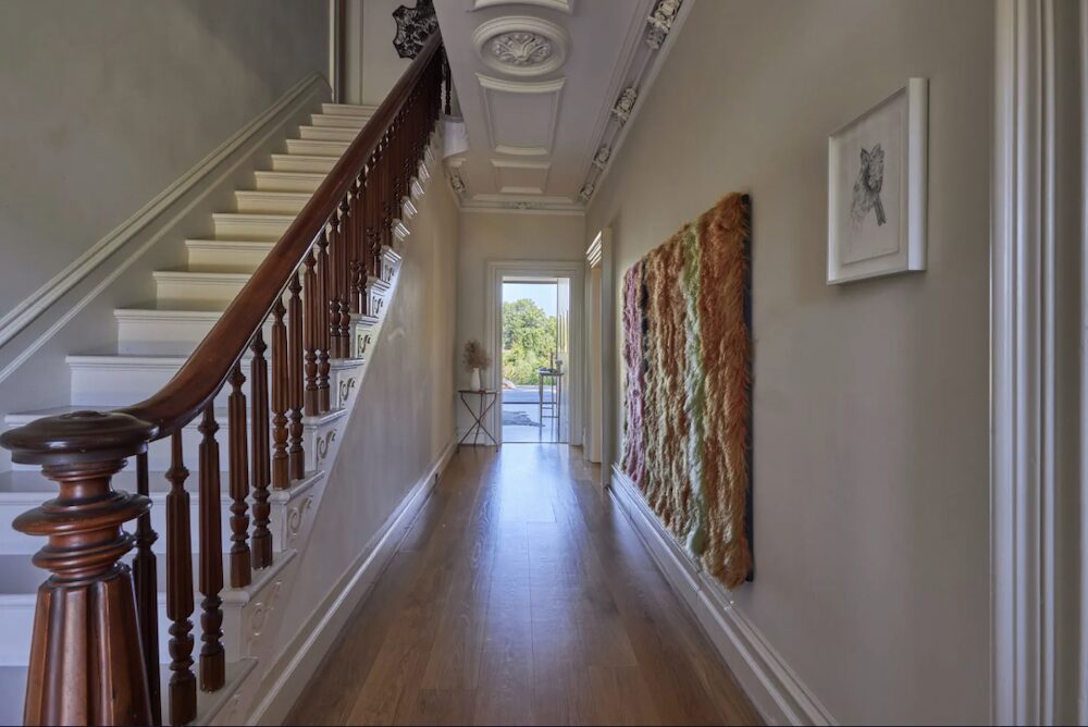 stairs and hallway at 44 Main Street, Germantown NY