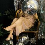 woman celebrating New Year's Eve