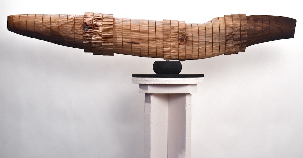 Wood Sculpture by artist Iain Machell.