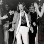 Daryl Kerrigan excited and happy on the runway