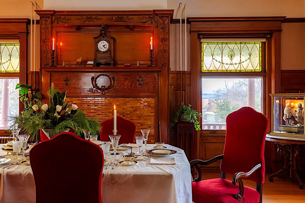 On the Market: dining room at The Coykendall House a Stunning Queen Anne Victorian