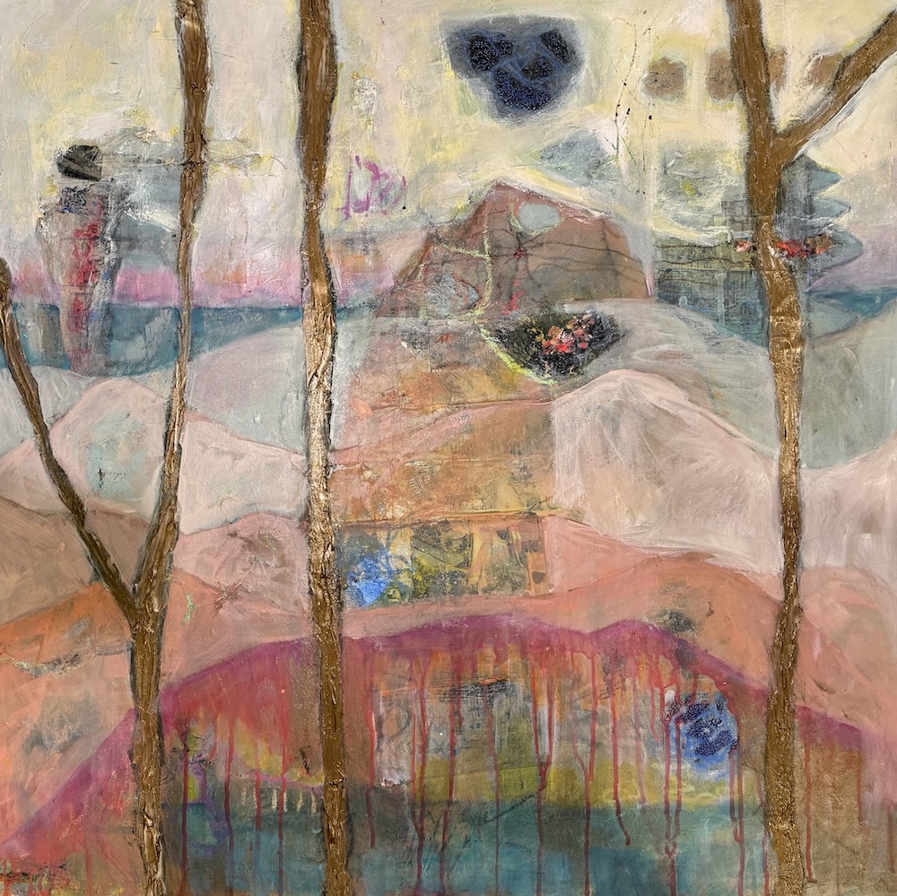 EVA TENUTA painting showing at the Lockwood Gallery