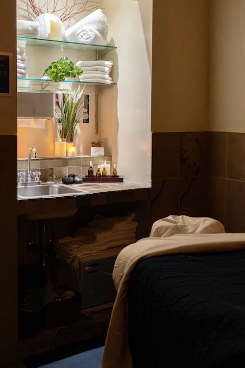 tranquil room at Haven Spa + La Lume Aesthetics in Rhinebeck NY