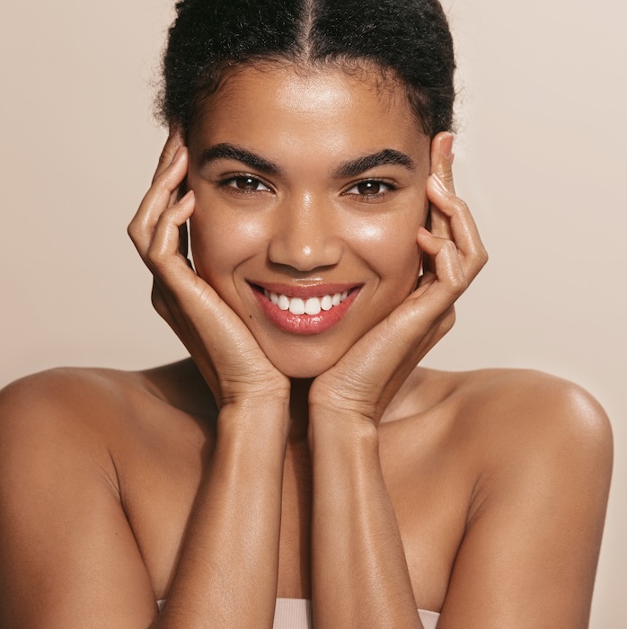 woman with beautiful skin