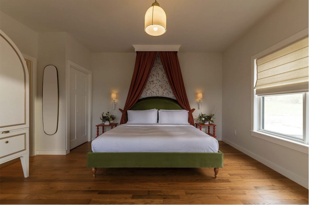 bedroom at Kenoza Hall in Kenoza Lake NY