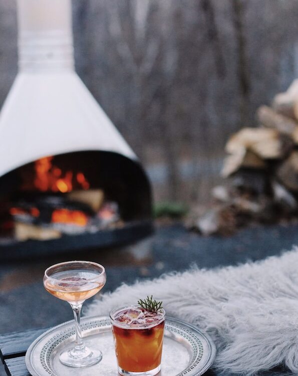 Winter vibe at Foxfire Mountain House