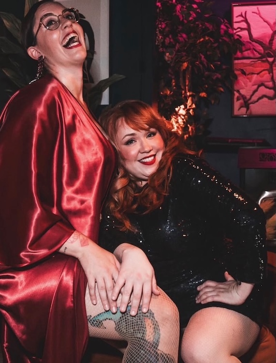 besties Kate Beyond and Ginger Maraschino