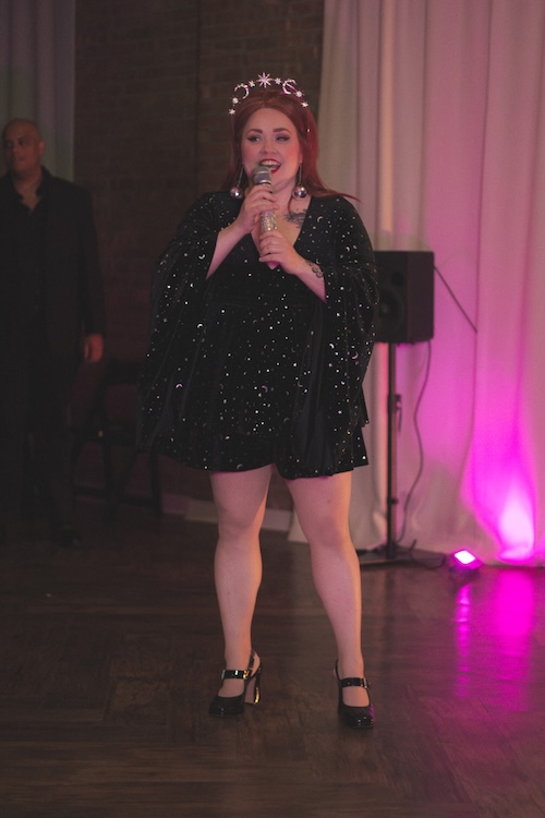 Ginger Maraschino on stage