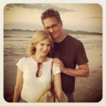 Lauren Bergman and Ed Lederman by the ocean