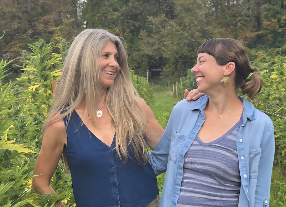 Melissa Gibson and Courtney Beaupre, co-founders of Herbal Woodstock Cannabis Dispensary in Woodstock, NY.