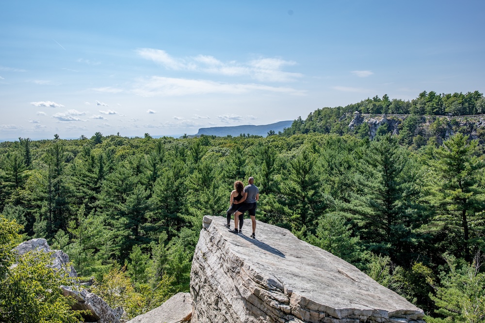 Views and hiking trails at Mohonk Mountain House