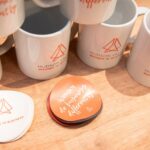 Mugs and coaster for HVWIB event in Hudson Valley, NY