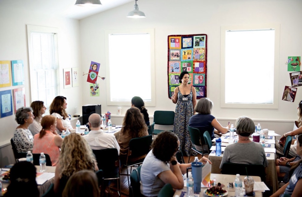 Business leaders in session at a past HVWiB retreat in theHudson Valley, NY.