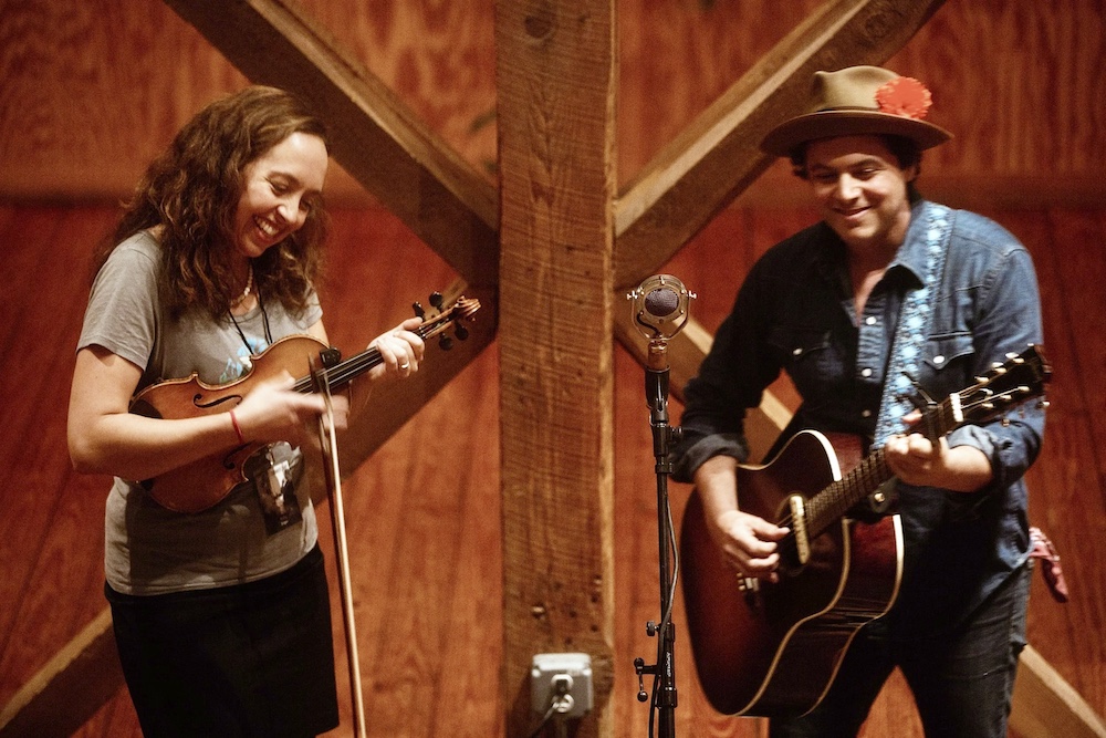 Ruthy Ungar + Mike Merenda of the Mammals playing music