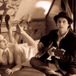 Ruthy Ungar + Mike Merenda on a bedspread