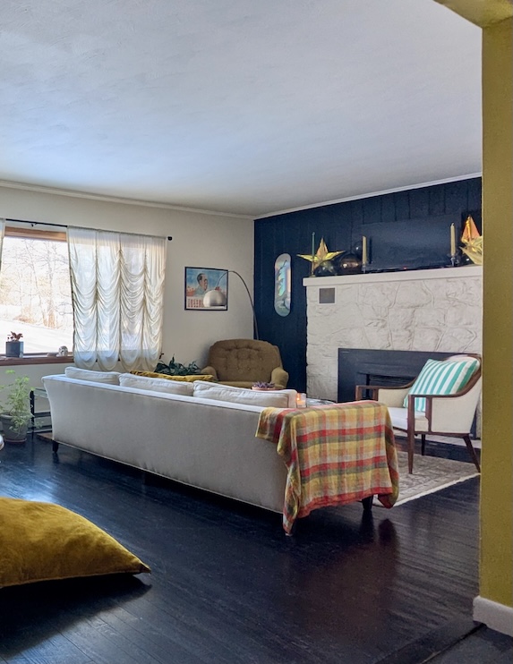 Jennifer Salvemini on letting in winter light with sheer curtains